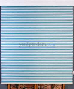 mavi degrade zebra perde