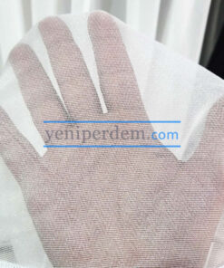 Alternative view of sade tul perde linen ütü istemez