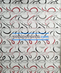 Alternative view of Baskılı zebra perde