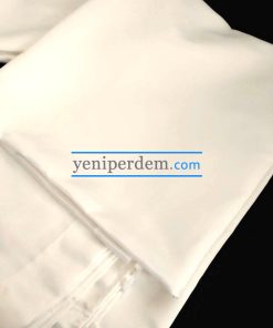 Alternative view of Ekru renk Saten Güneşlik Perde